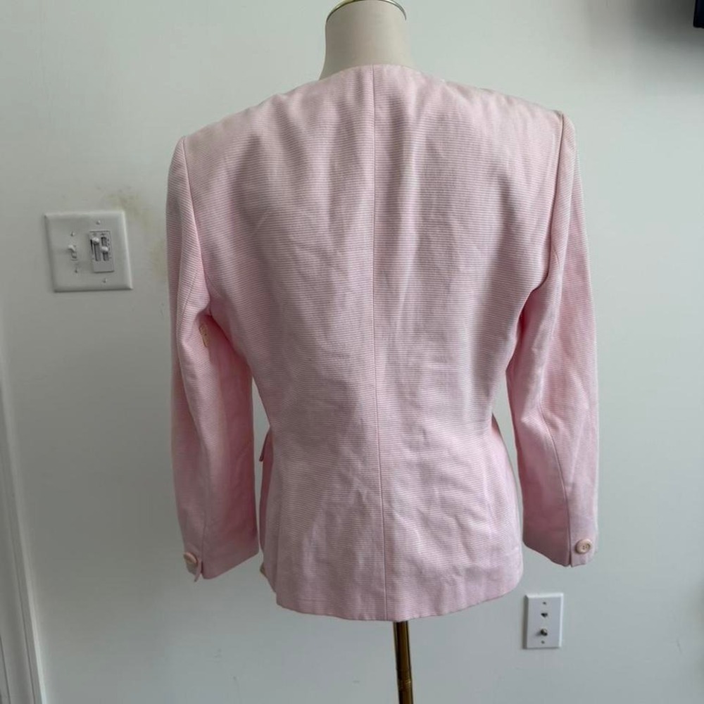 NWT Vintage 1996 Christian Dior Neiman Marcus Pink Blazer — Size 12 - Picture 4 of 8